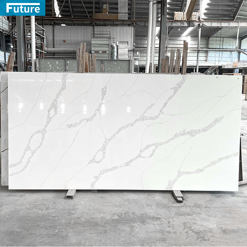 Wholesales Modern Super White Quartz Stone Counter Top Luxur