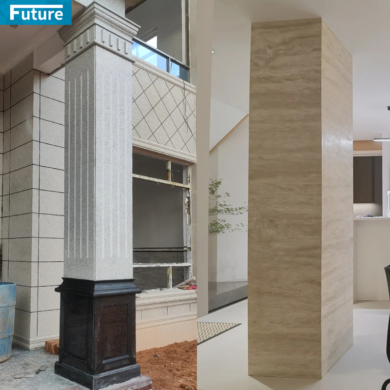 Customize Luxury Modern Design Interior Beige Marble Square 