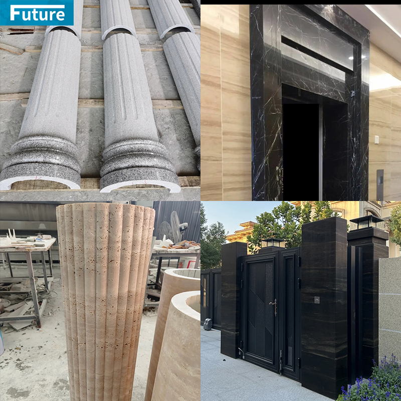 marble square pillar