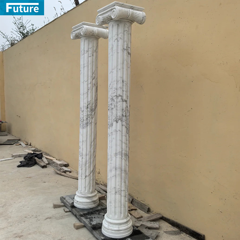 Customize Luxury Modern Interior Exterior Pure White Marble 