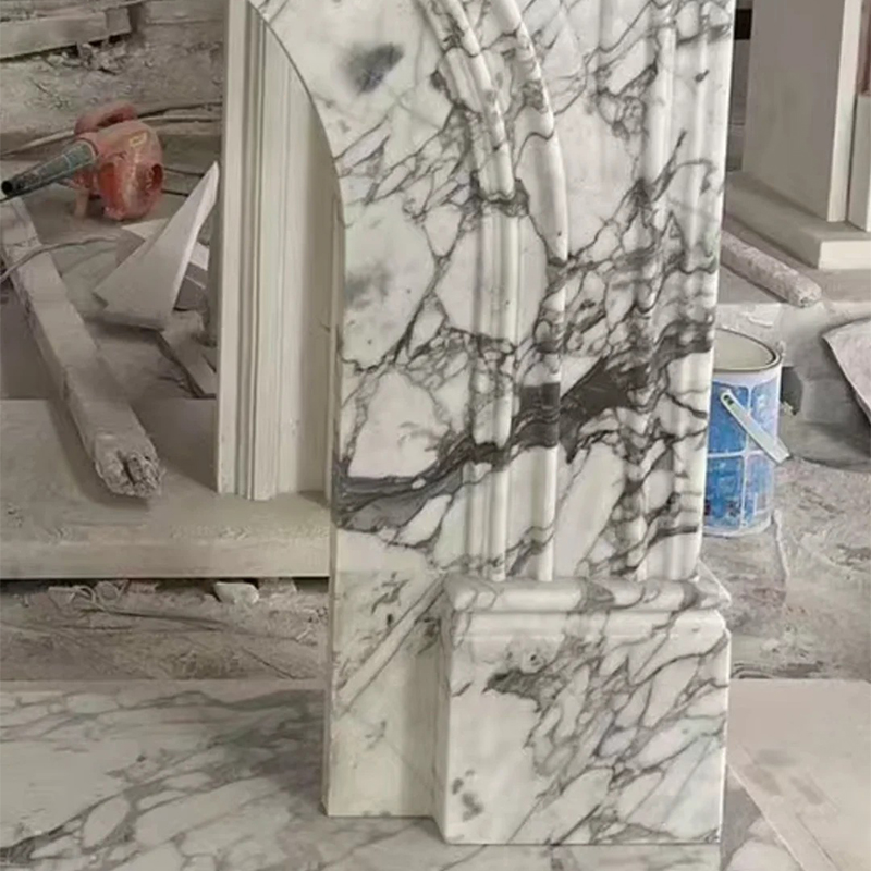 marble fireplace