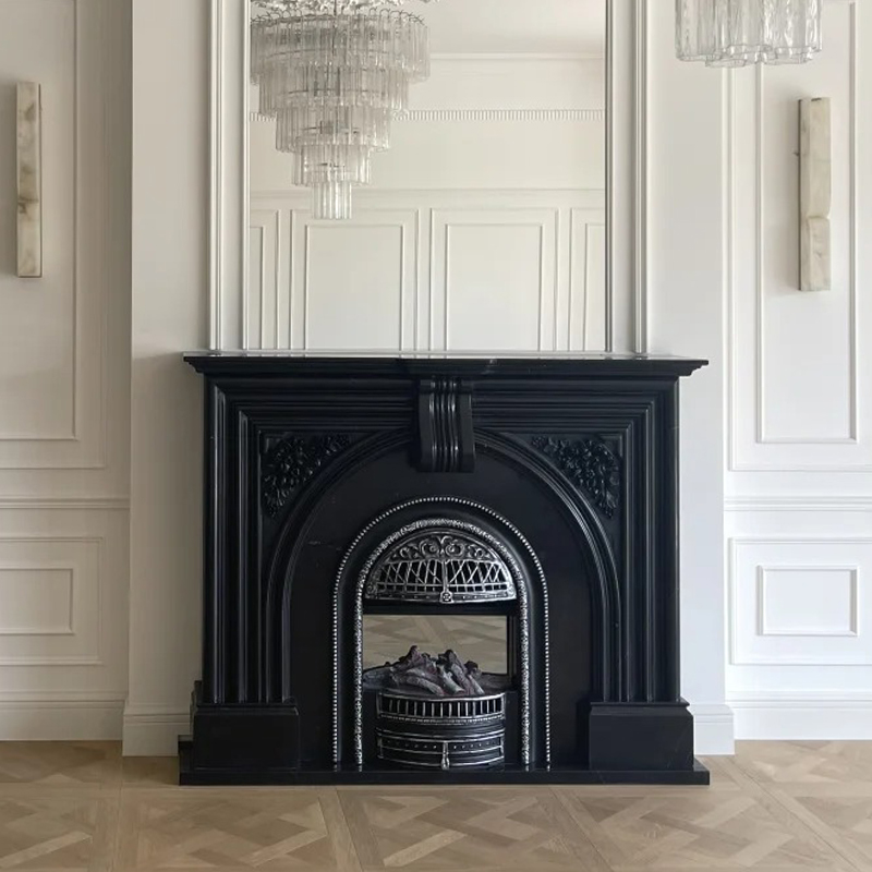 marble fireplace