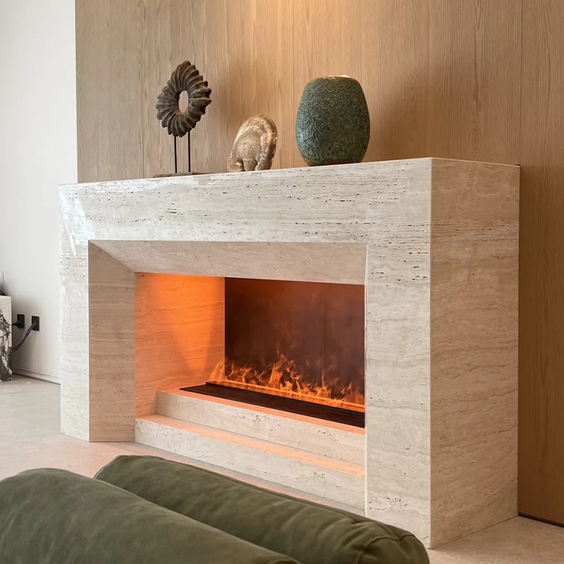 Beige Travertine Fireplace Mantel Buyer Guide