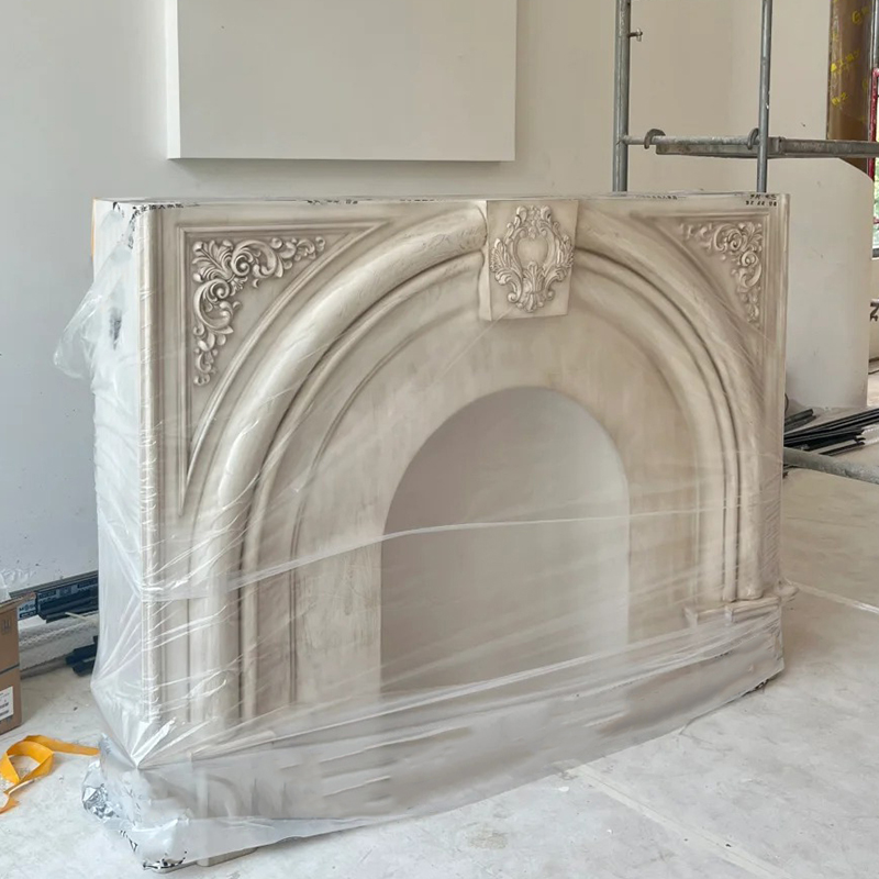 marble fireplace