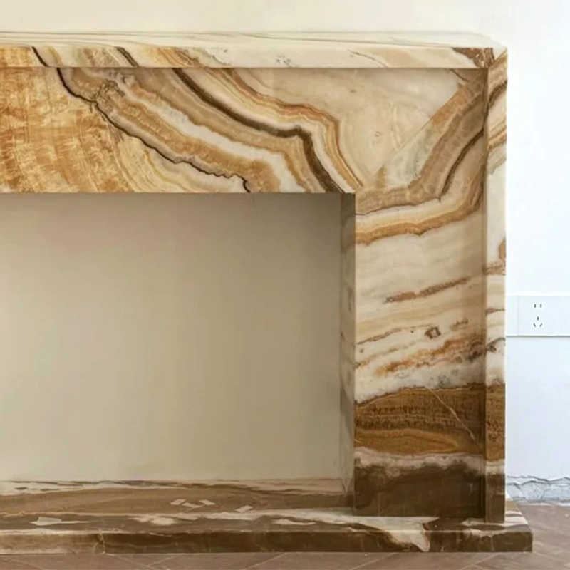 marble fireplace