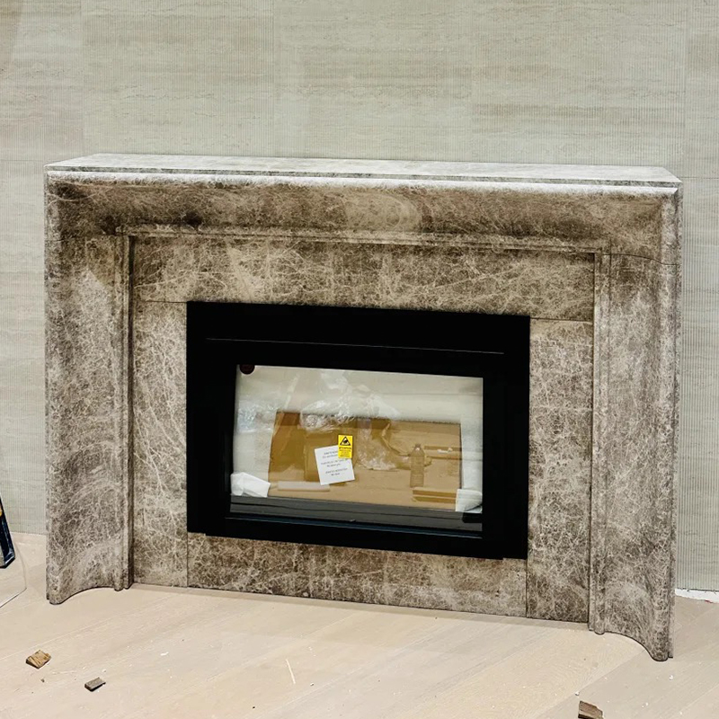 marble fireplace