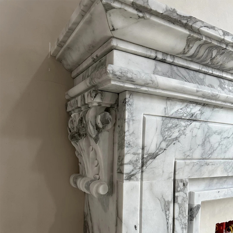 marble fireplace