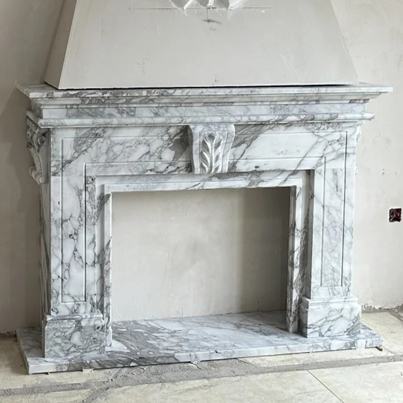 marble fireplace