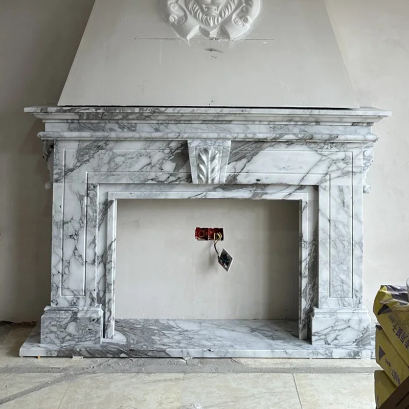 marble fireplace