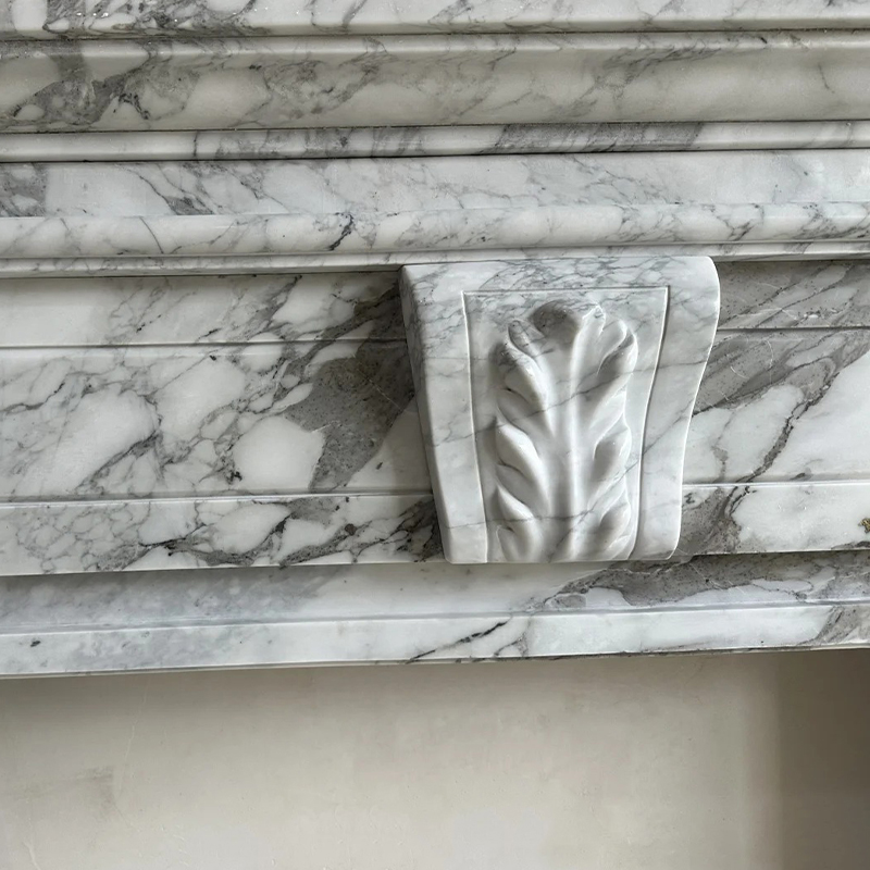 marble fireplace