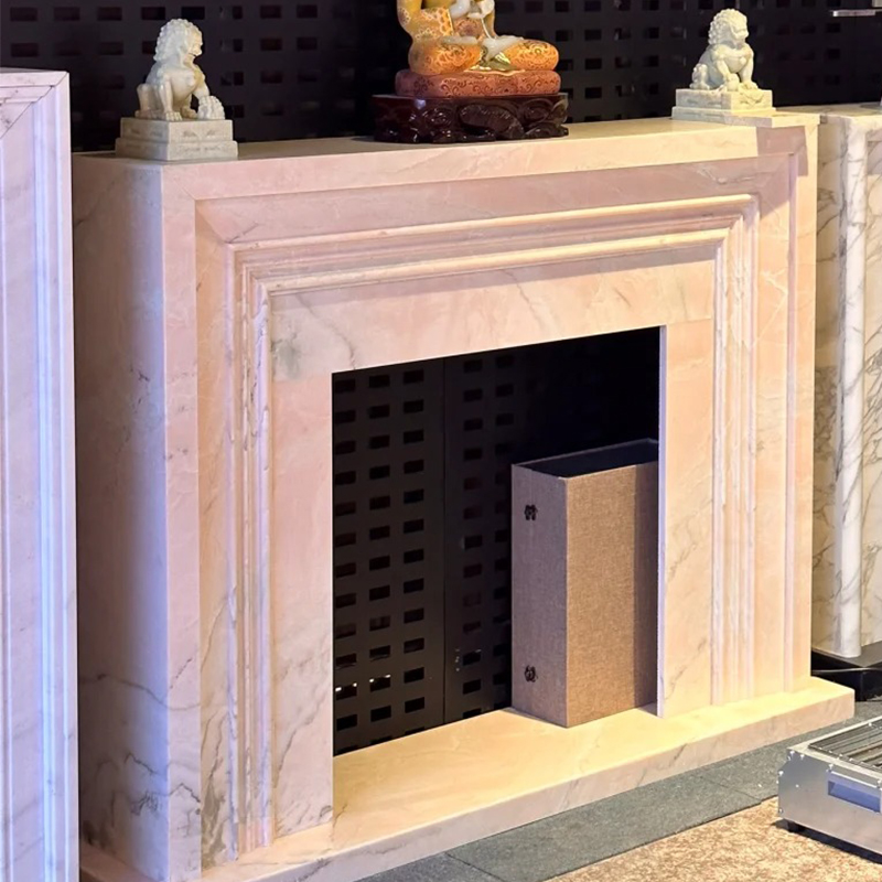 marble fireplace