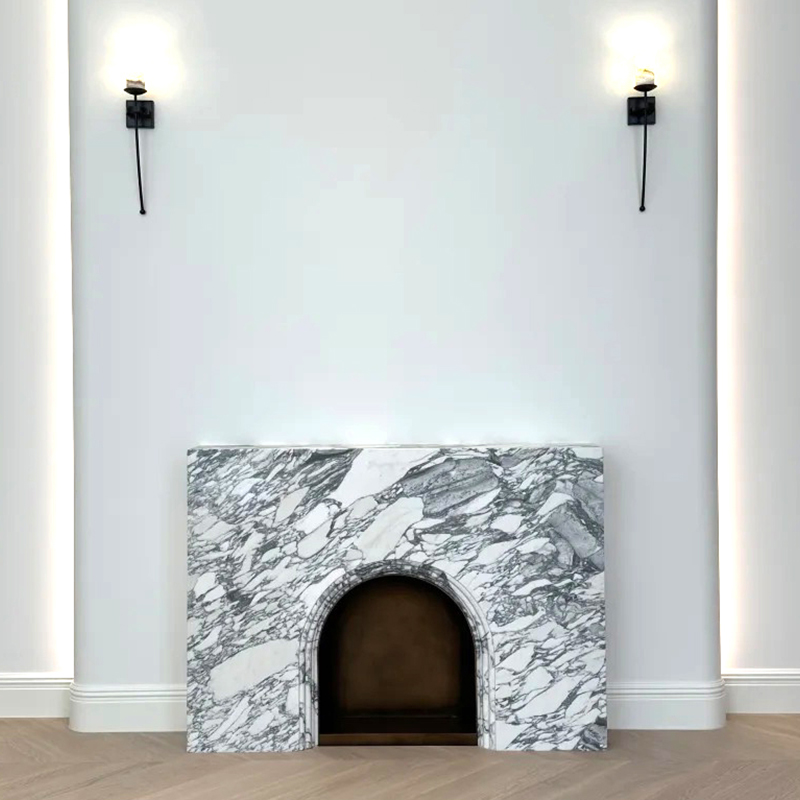 marble fireplace