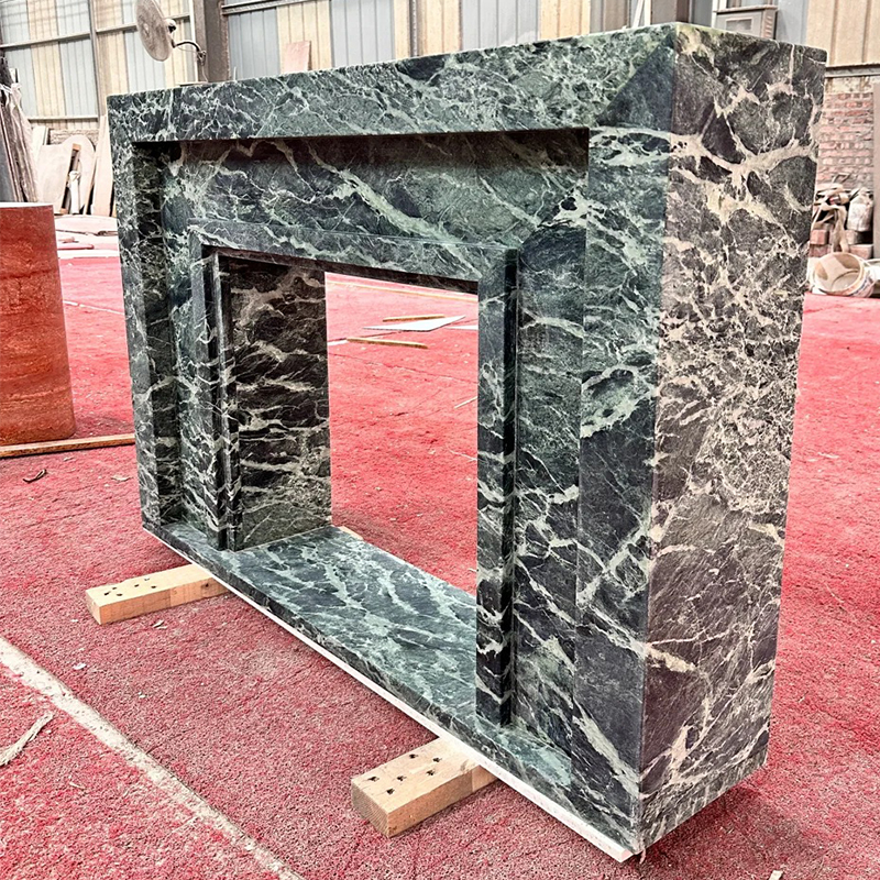 marble fireplace