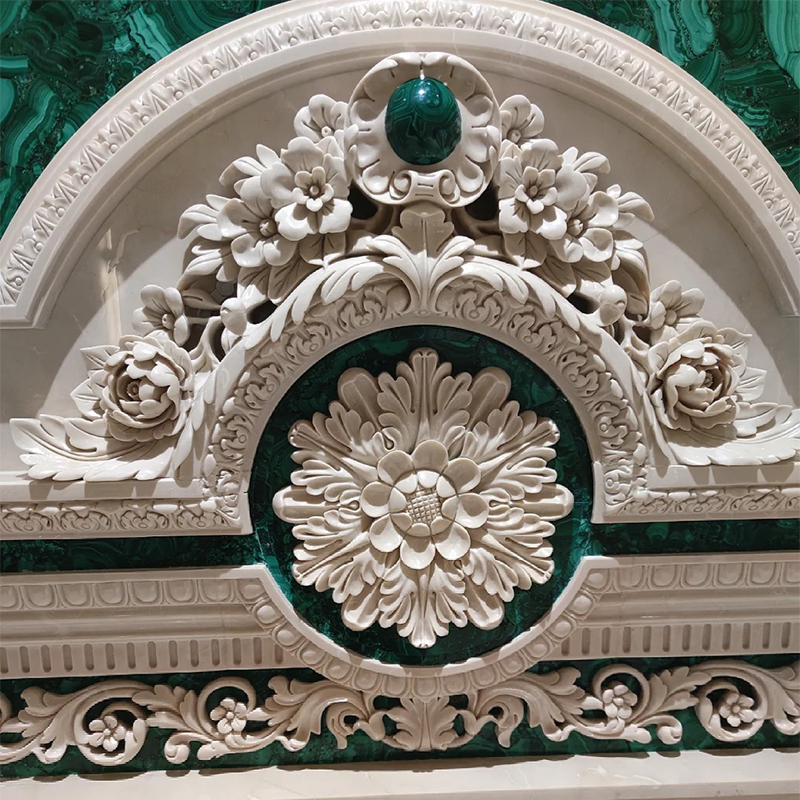 marble fireplace