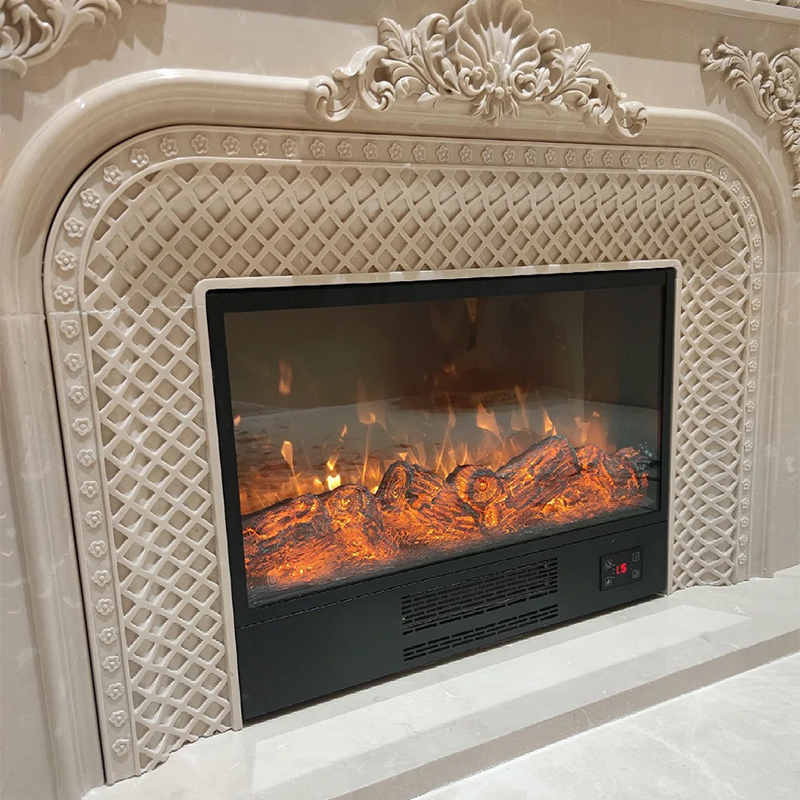 marble fireplace