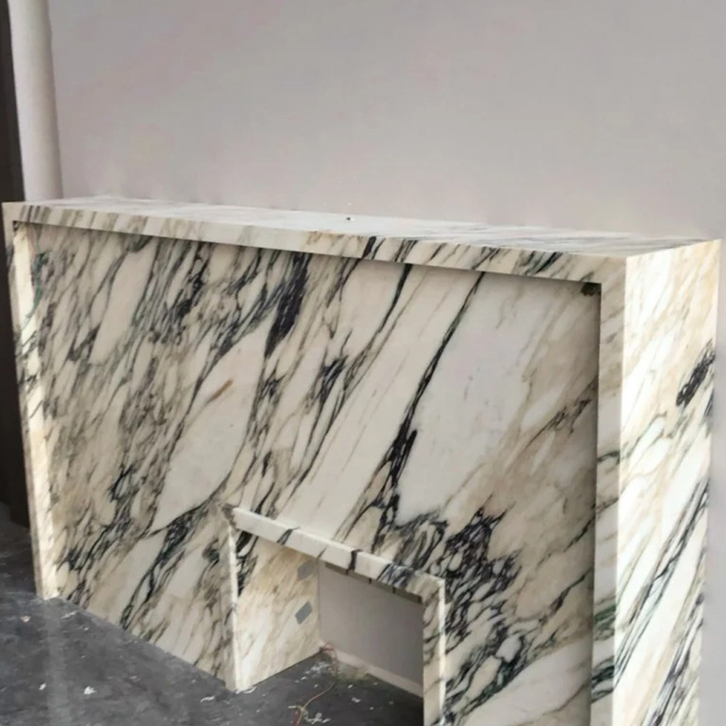 marble fireplace