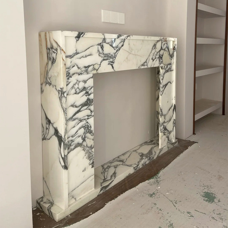 marble fireplace