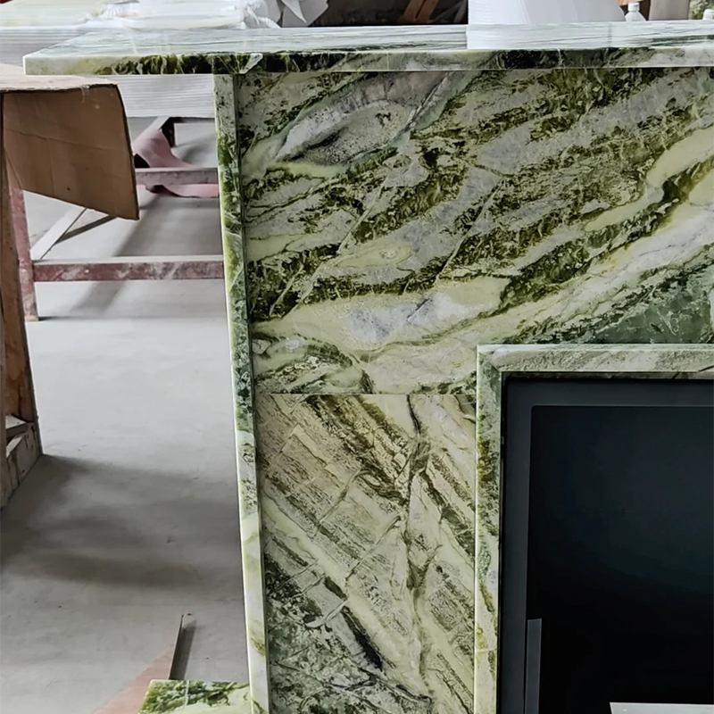 marble fireplace