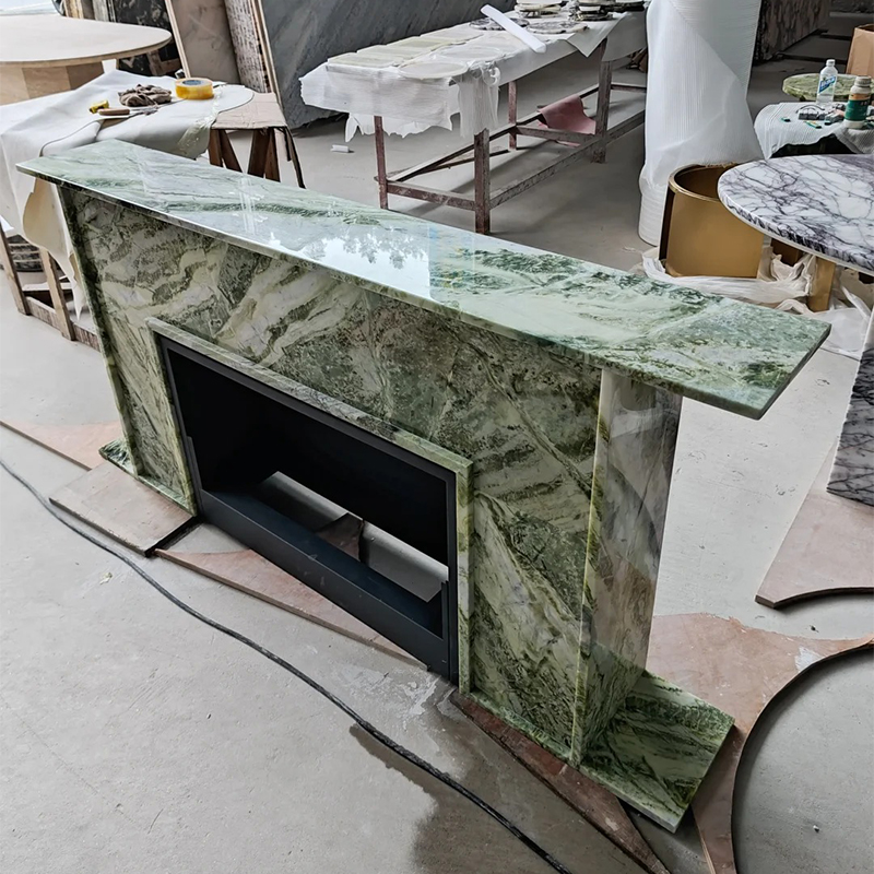 marble fireplace