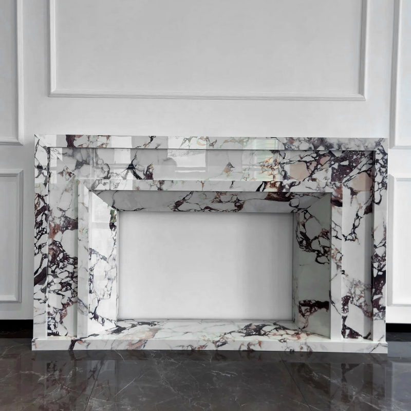 marble fireplace