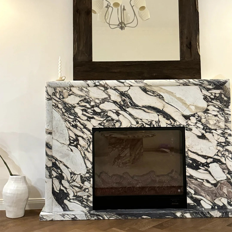 marble fireplace
