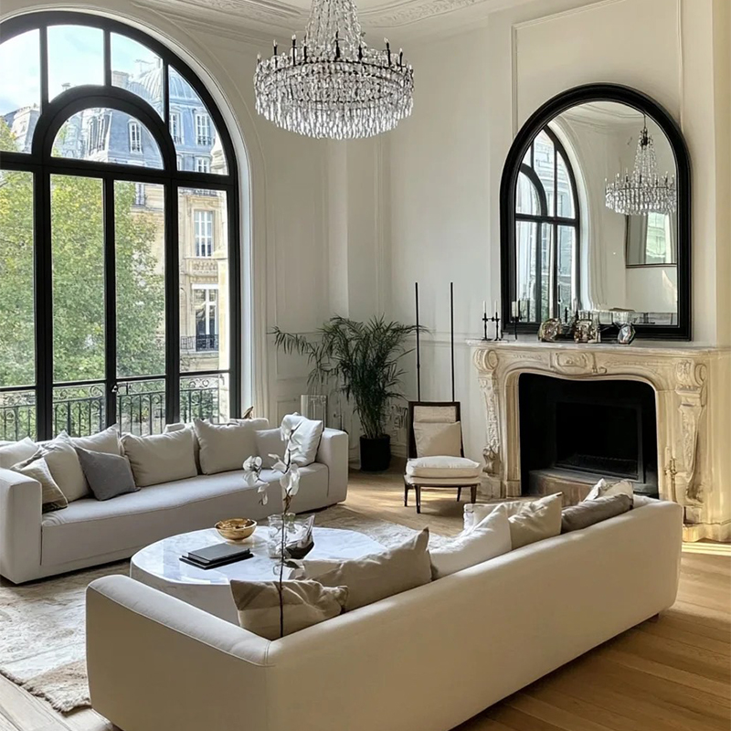 marble fireplace