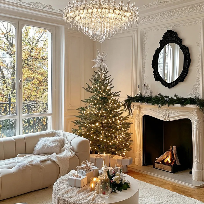 marble fireplace