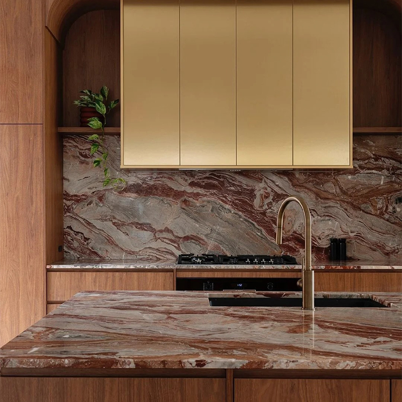 red marble