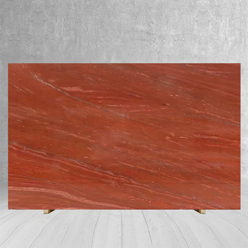 Luxury Royal Red Marble Stone Slab for Exterior Interior Wal