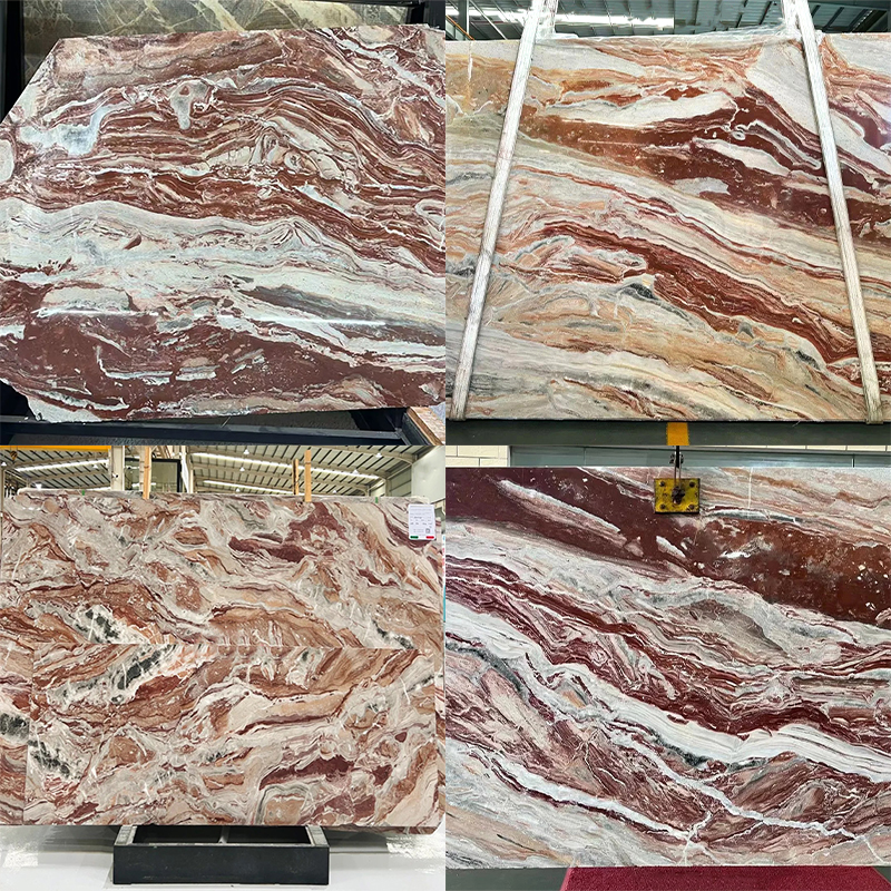 Monica Red Marble