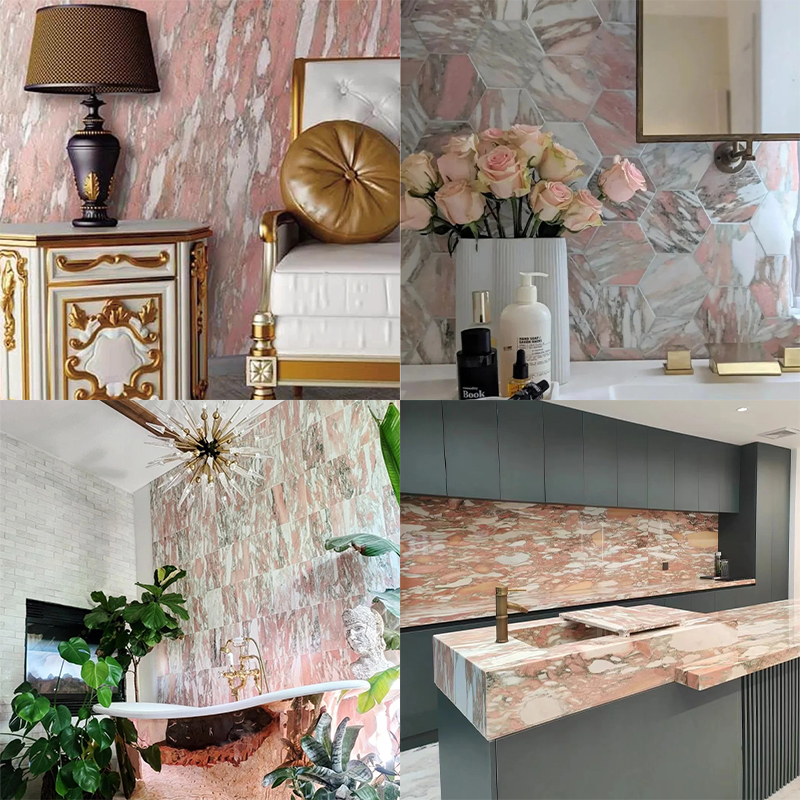 Norwegian Rose Pink Marble