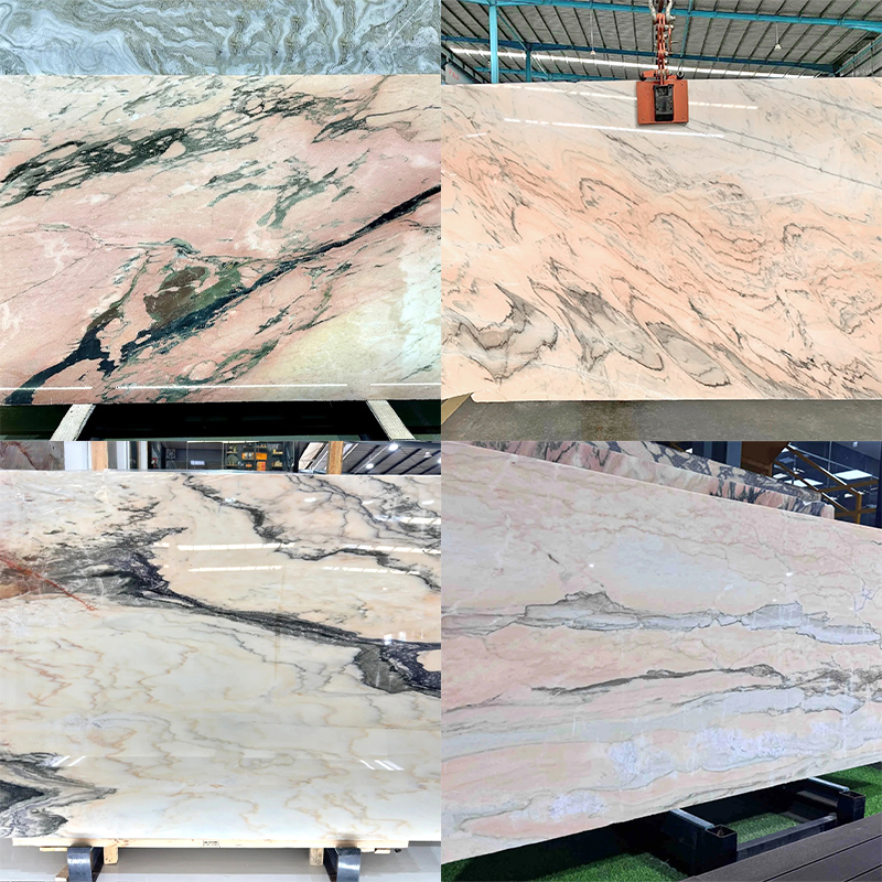 Smoky Pink Marble Slab