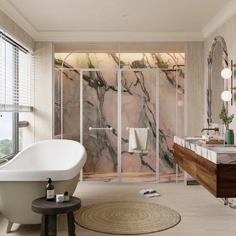 Smoky Pink Marble Slab