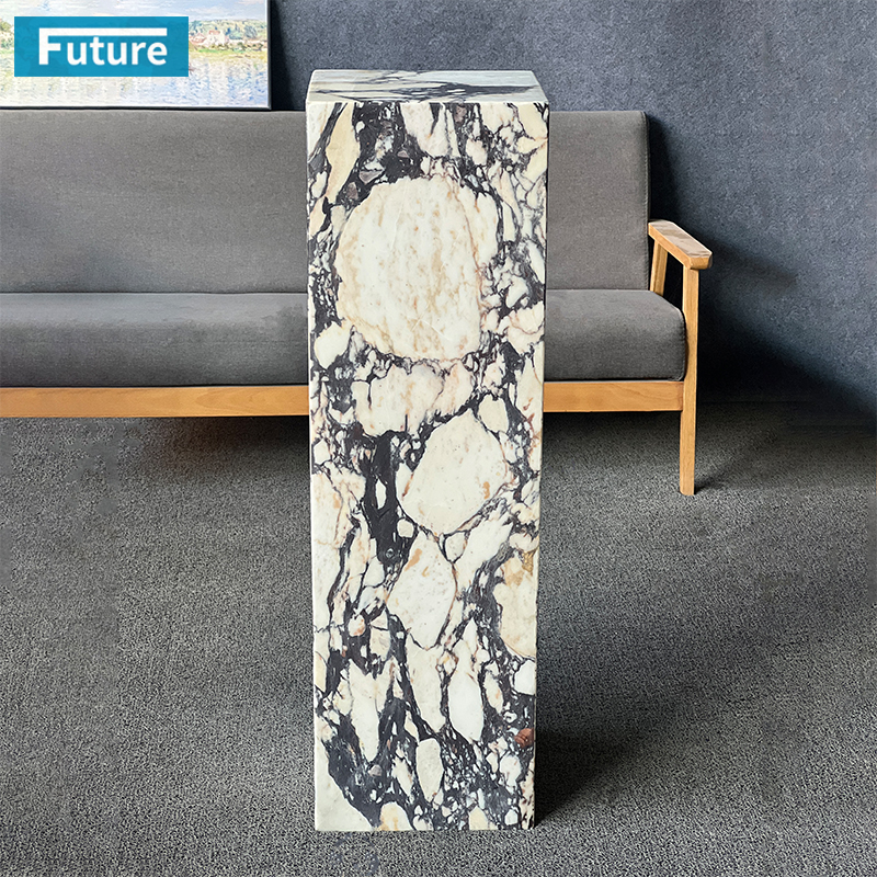 Calacatta Viola Marble Side Table