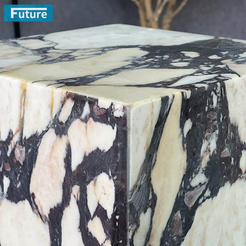 Calacatta Viola Marble Side Table