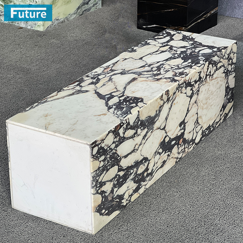 Calacatta Viola Marble Side Table