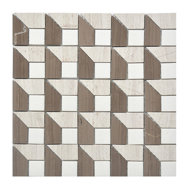 Luxury Customzie Cube Shape Natural Black and White Marble C