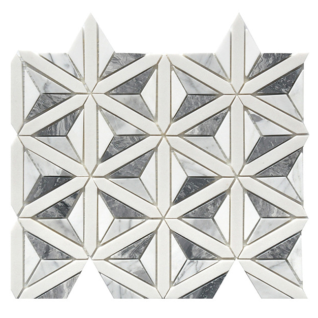 Custom Modern Style Carrara White Nero Marquina 