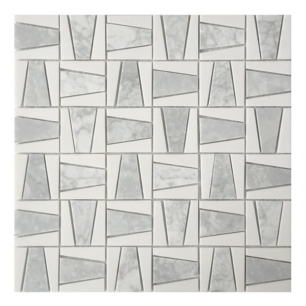 Luxury Swastika Pattern Dolomiti White Beige Gre