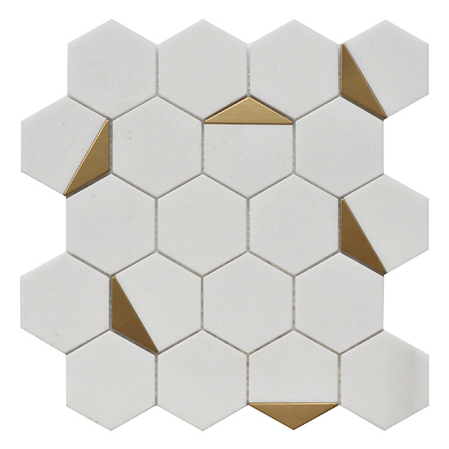 Luxury Customzie Size Natural Marble Mosaic Tile
