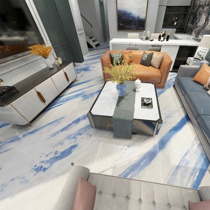 royal blue marble slab