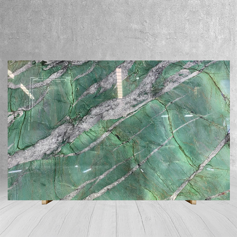 100% Natural Luxury Customiz Size Fuchsite Crystal Quartzite