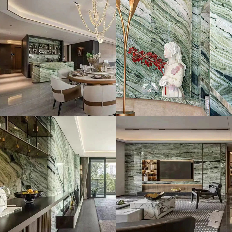 Cloud Jade Green Marble