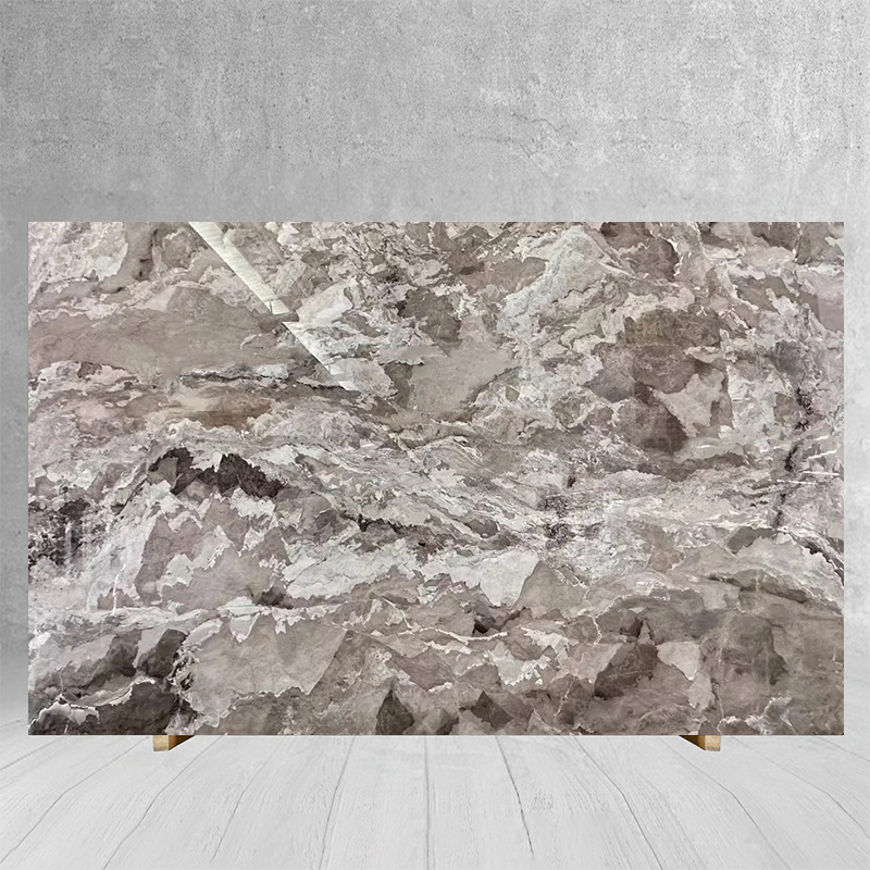 Natural Stone Brown Da Vinci Camouflage Brown Marble Interio