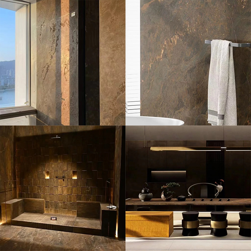 Golden Brown Marble