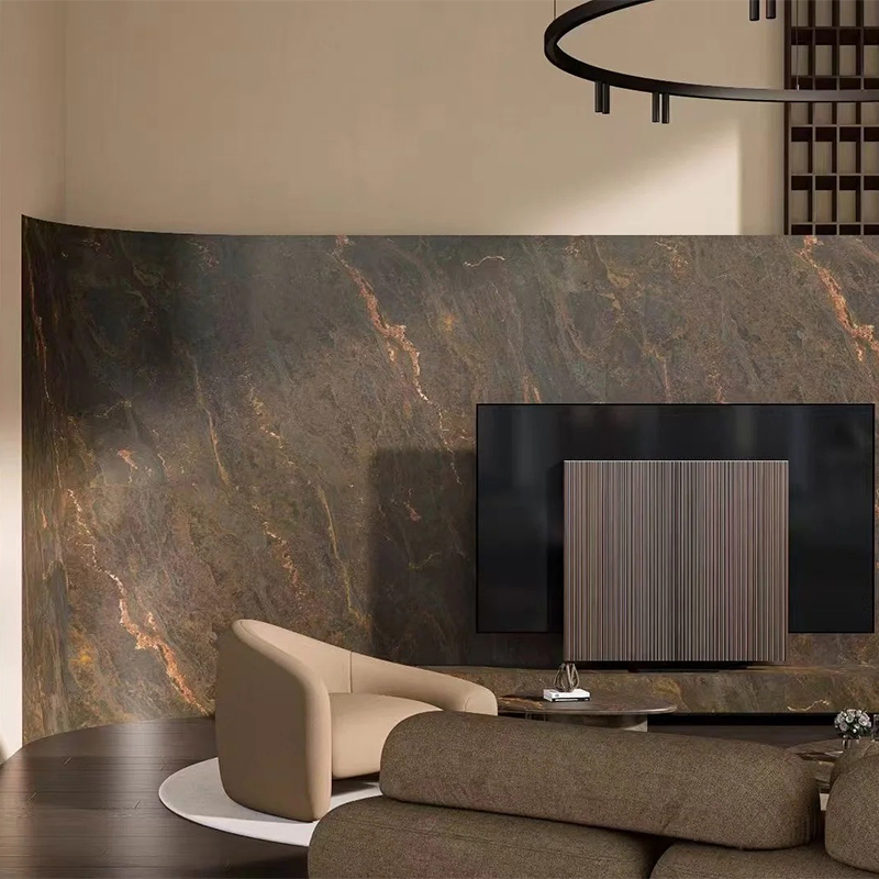 Golden Brown Marble