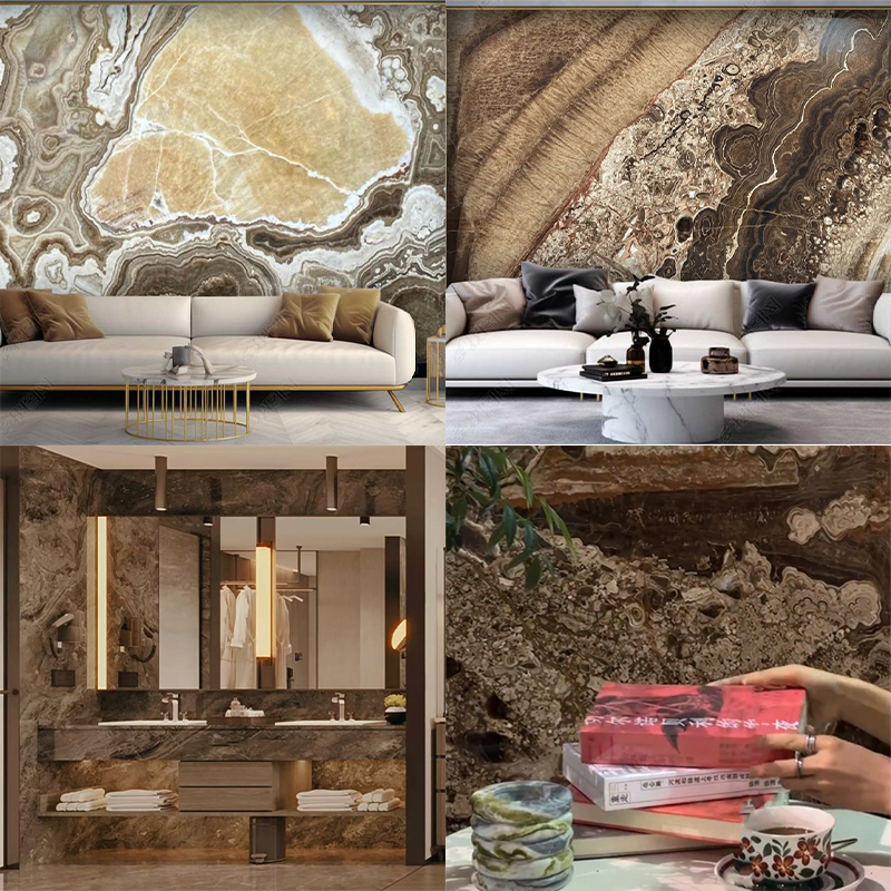 Brwon Marble Slab