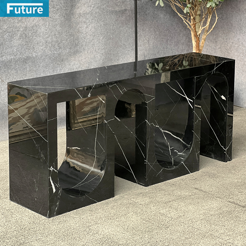 Modern Shape Design Large Size Nero Black Marqul