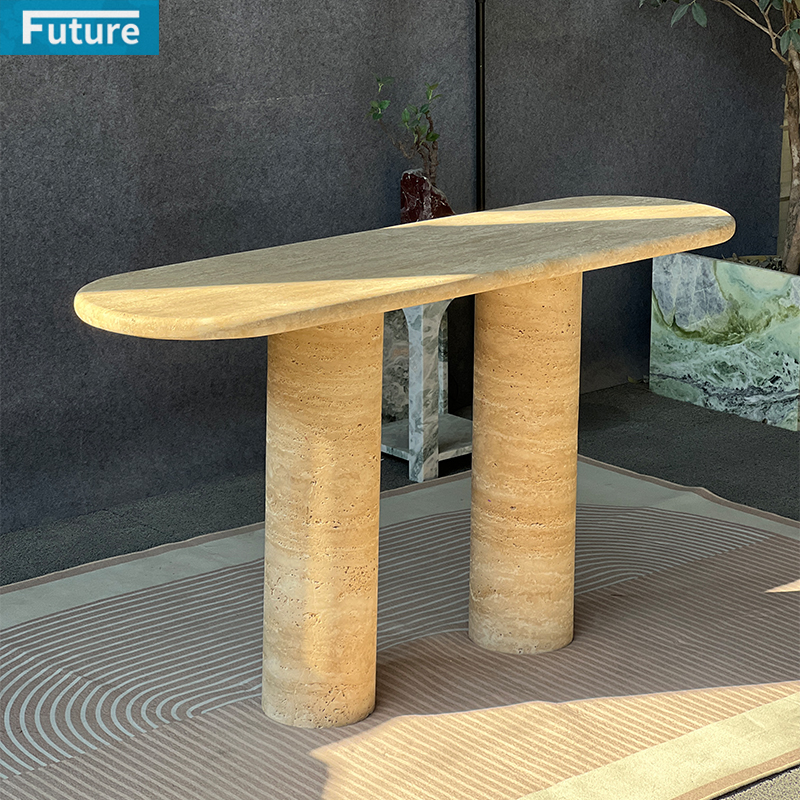 Modern Shape Design Large Size Natural Beige Tra