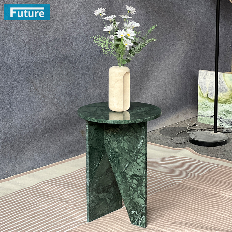 Verde Green Marble Side Table